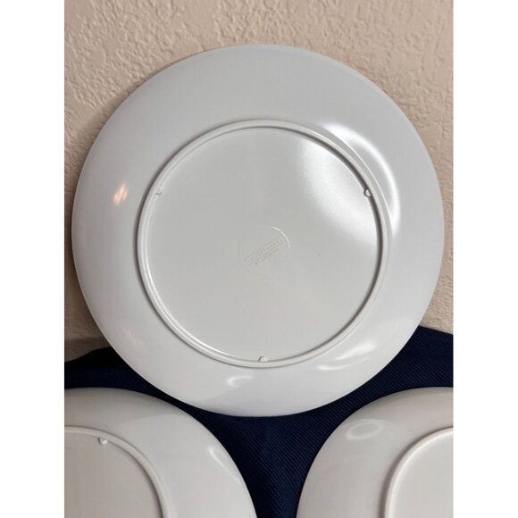 Vintage Lenox Ware Set Of 4 Yellow Daisy Pattern Melamine Plates 9-1/2" READ - Picture 10 of 16